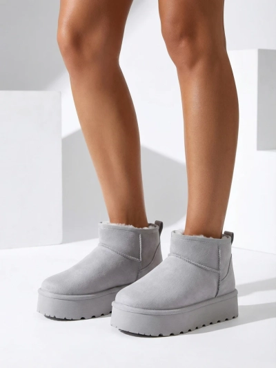 Royalfashion Krátké ženské sněžné boty a'la Fofio