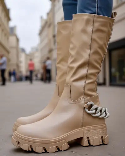 Royalfashion Dámské vysoké kozačky Defesisa