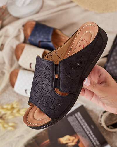 Royalfashion Dámské žabky s plochou podrážkou Mino