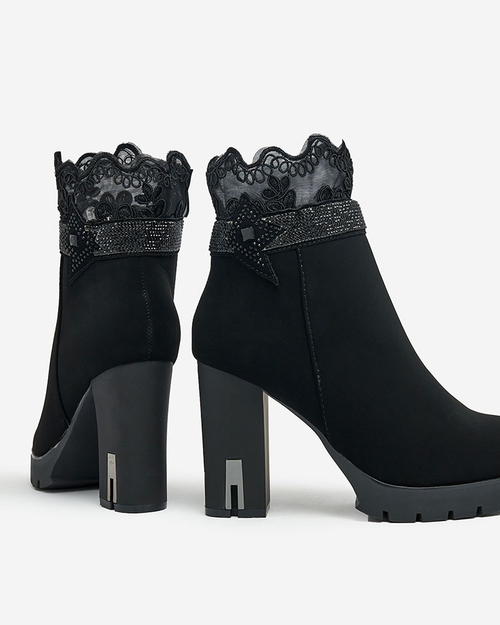Жіночі черевики Royalfashion Leroleda з декором на шпильці