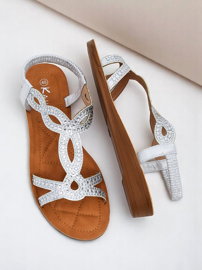 Royalfashion Жіночі сандалі з декоративними ремінцями Lola Grace