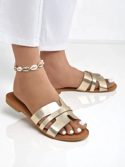 Royalfashion Dámské pantofle na ploché podrážce Livia Soft