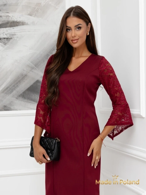 Жіноча міні-сукня з мереживними рукавами Livia Style