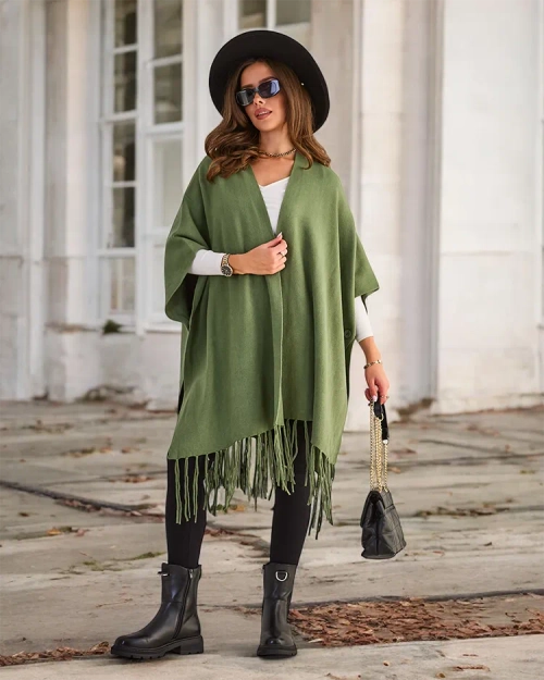 Жіноче пончо Royalfashion