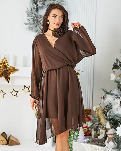 Класична жіноча сукня до коліна Royalfashion