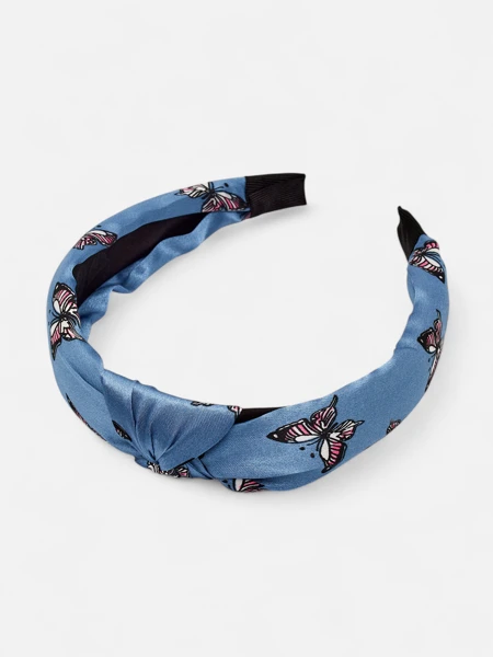 Royalfashion Kostkovaná čelenka do vlasů s motýly Butterfly Weave