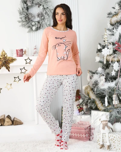 Dámská pyžama značky Royalfashion s potiskem