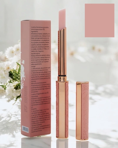 Luxelux lesklá rtěnka měnící barvu květinová 01 2g