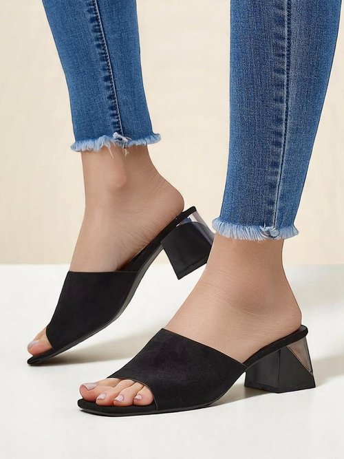 Royalfashion жіночі тапочки з декоративним каблуком Vollatie