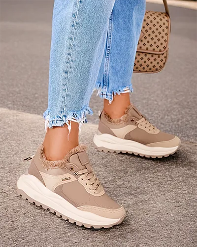 Royalfashion Dámské zateplené tenisky Zoru