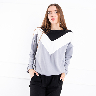 Šedá trikolorní dámská sada - Oblečení