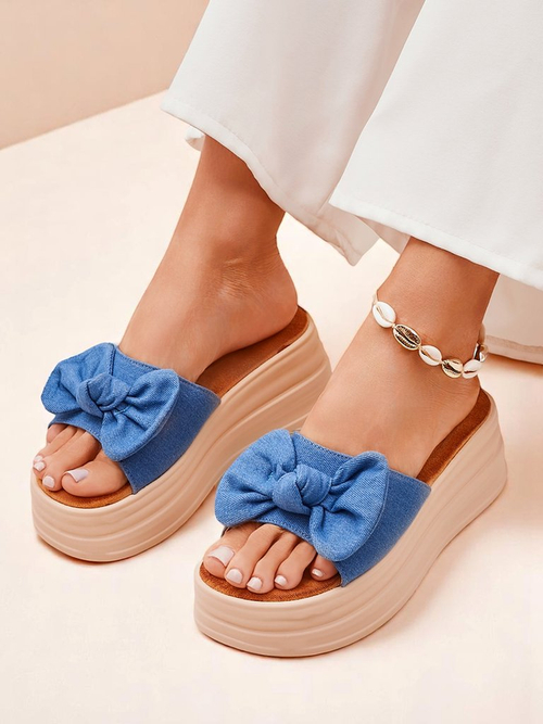 Royalfashion Жіночі шльопанці на платформі Givan