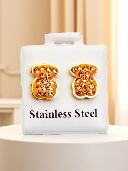 Royalfashion Dámské náušnice ve tvaru medvěda