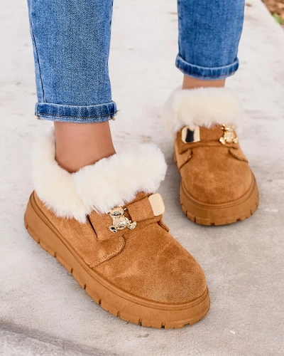 Royalfashion Жіночі короткі черевики а-ля снігоступи Dobis