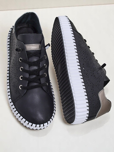 Royalfashion Dámské ažurové tenisky Luna Lace