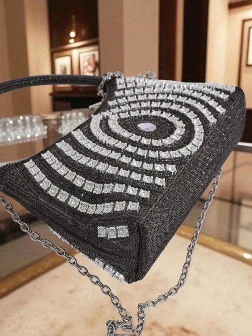 Royalfashion Копертова жіноча сумочка з цирконами Sova Glint