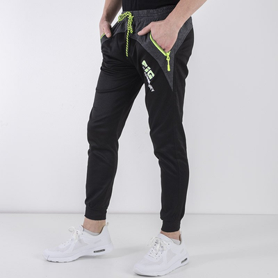 Pánské černé tepláky - oblečení