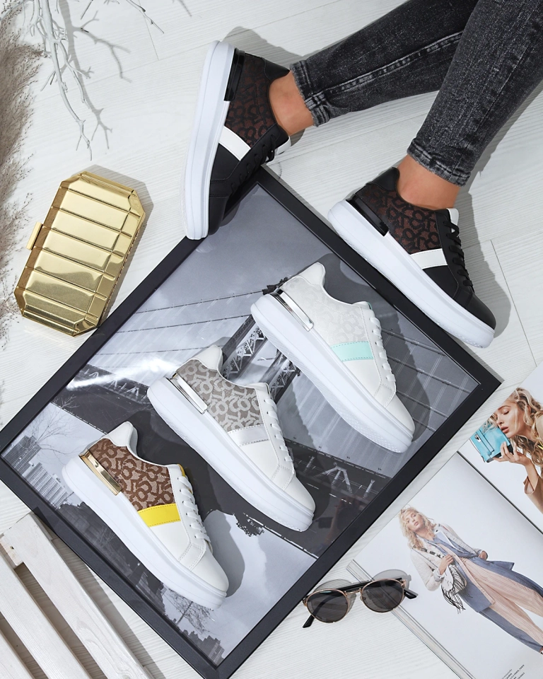 Bílé dámské sportovní tenisky Mlysio- Obuv