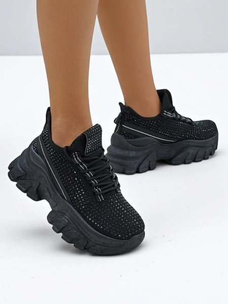 Royalfashion Dámské sportovní tenisky s kamínky Blysco