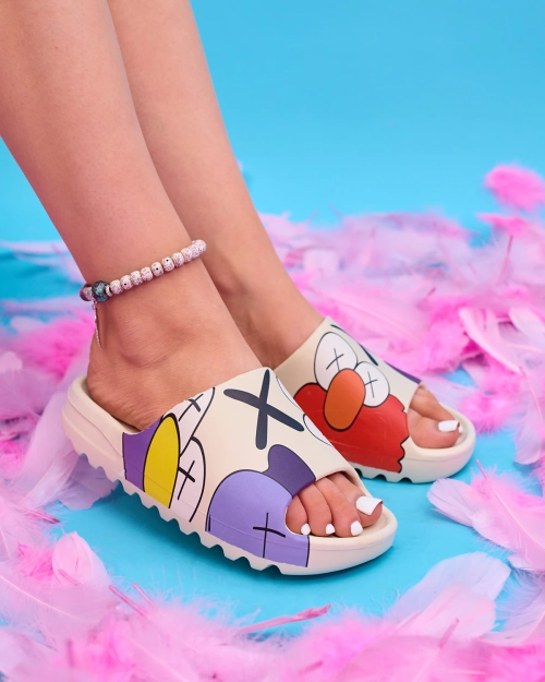 Бежеві жіночі тапочки Elmino - Туфлі