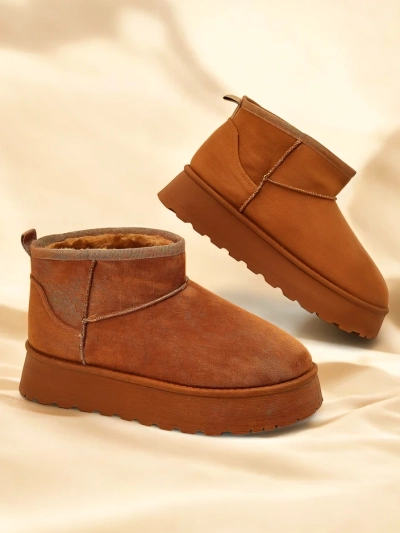 Royalfashion Krátké boty připomínající ženské sněhule Fortesse