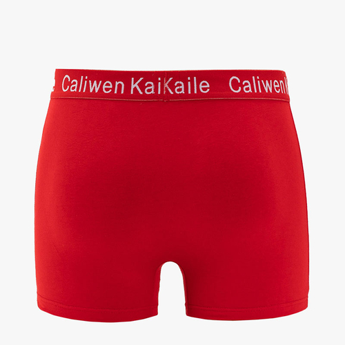 Червоні чоловічі боксери з принтом