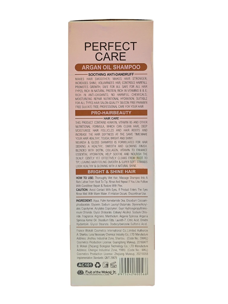 Argento Arganio Silky & Smooth Šampon s Keratinem a Vitamíny E+B5 (800ml)