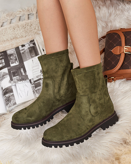 Жіночі черевики Royalfashion з екозамші Gebimma