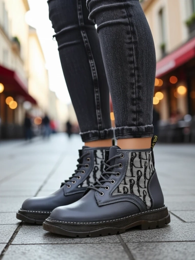 Dámské kotníkové boty s potiskem Efrioz