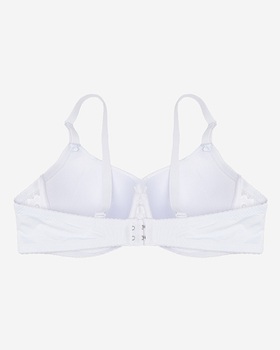 Bílá dámská podprsenka s krajkou - Spodní prádlo