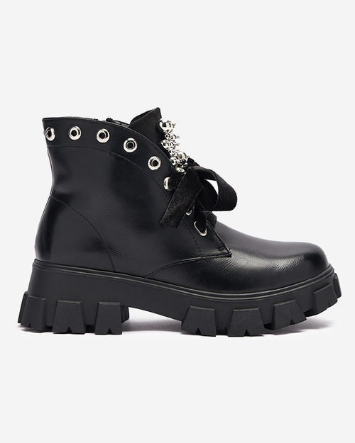 Чоботи жіночі чорні Selpo- Workers Shoes