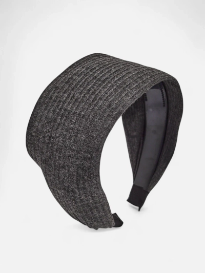 Royalfashion Gumička do vlasů - široká, žebrovaná