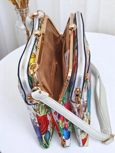 Royalfashion Floral маленька жіноча сумочка з екошкіри