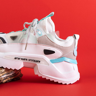 Mapsy bílé sportovní tenisky pro muže - obuv