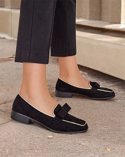 Жіночі мокасини Royalfashion з бантом Refenni