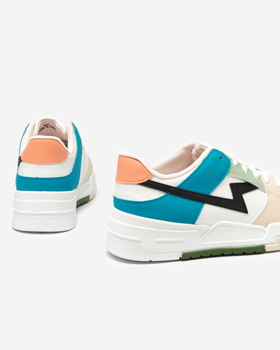 Béžová a modrá dámská sportovní obuv Tremsi tenisky - Obuv