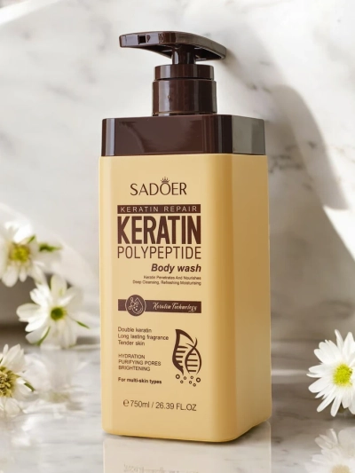 Sadoer Keratin Gel Shower with Polypeptides 750 ml