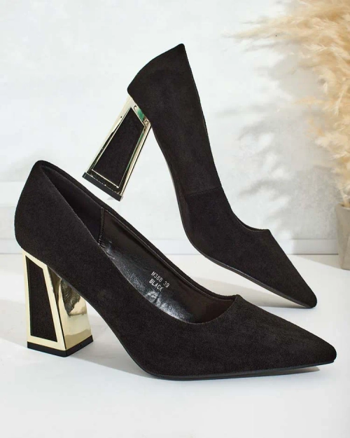 Royalfashion Жіночі туфлі-човники на декоративному каблуці Badilla