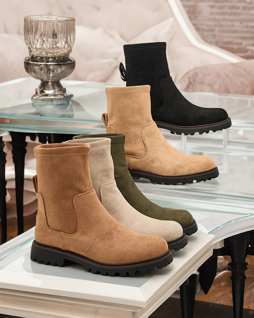 Жіночі черевики Royalfashion з екозамші Gebimma