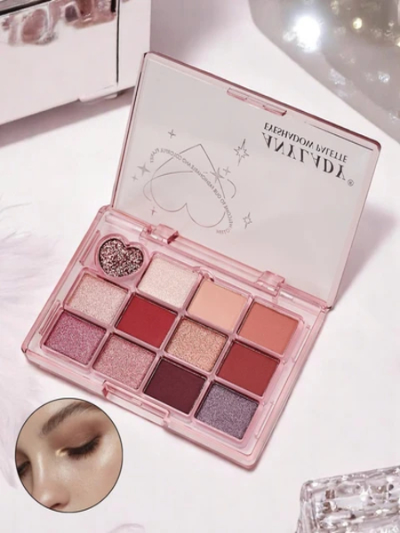 Paleta 12 očních stínů Ruby Glamour