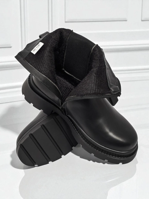 Високі жіночі ботильйони з екошкіри Pearl Mist