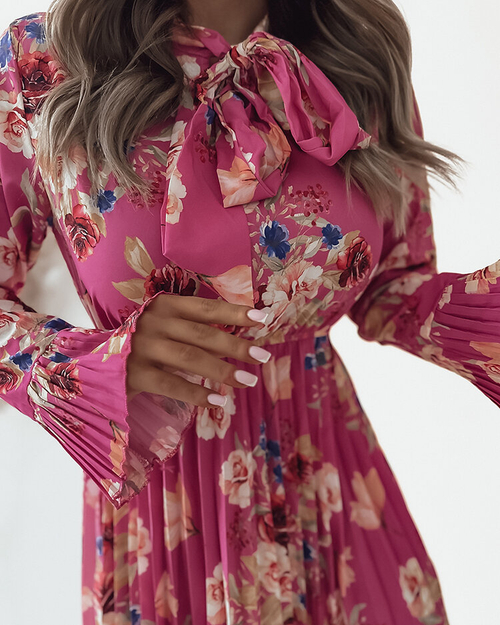 Жіноча квіткова міні-сукня Royalfashion