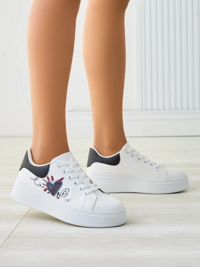 Royalfashion Жіночі платформені спортивні кросівки з принтом Alcape