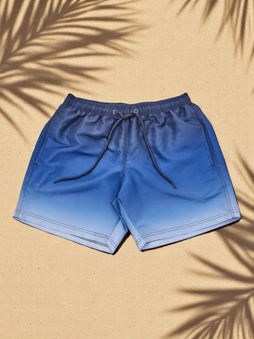 Royalfashion Спортивні чоловічі шорти омбре з захисною сіткою