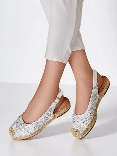 Royalfashion Dámské espadrilky s ozdobnou výšivkou