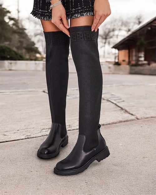 Жіночі чоботи на шнурівці від Royalfashion Bifonus