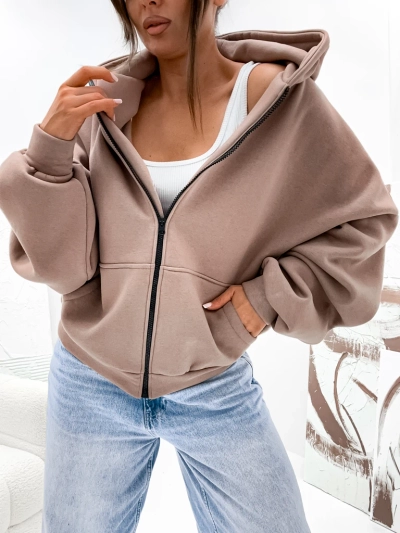 Royalfashion Жіноча бавовняна утеплена худі butterfly