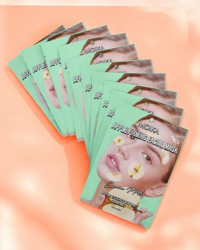 MOIKA Jablečná zpevňující maska v plátýnku