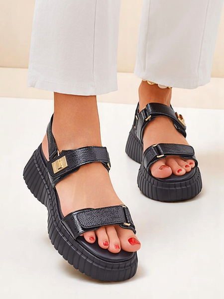 Royalfashion Dámské sandály na silnější podrážce Aganda