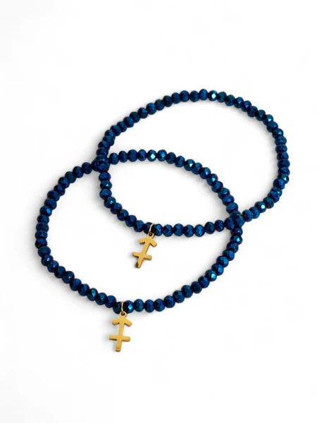 Royalfashion Dva dámské náramky s přívěskem kotvy